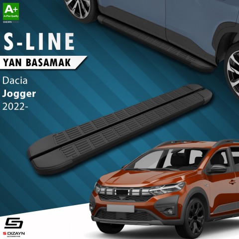S-Dizayn Dacia Jogger S-Line Siyah Yan Basamak 213 Cm 2022 Üzeri A+ Kalite