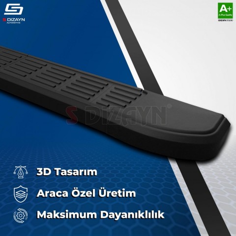 S-Dizayn Dacia Jogger S-Line Siyah Yan Basamak 213 Cm 2022 Üzeri A+ Kalite