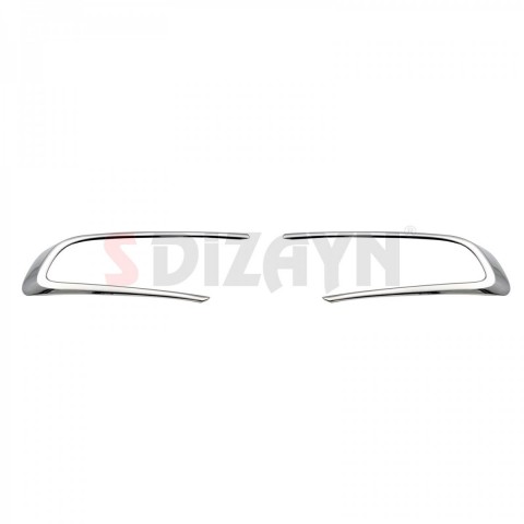 S-Dizayn Fiat Egea Krom Sis Farı Çerçevesi 2 Prç. 2015-2020