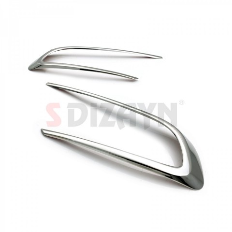 S-Dizayn Fiat Egea Krom Sis Farı Çerçevesi 2 Prç. 2015-2020
