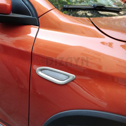 S-Dizayn Fiat Egea Mat Krom Sinyal Çerçevesi 2 Prç. ABS Plastik Dolgulu 2015 Üzeri A+ Kalite