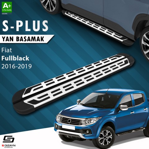 S-Dizayn Fiat Fullback S-Plus Gri Yan Basamak 193 Cm 2016-2019 A+ Kalite