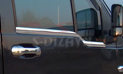 S-Dizayn Ford Connect Krom Cam Çıtası 2 Prç 2002-2014