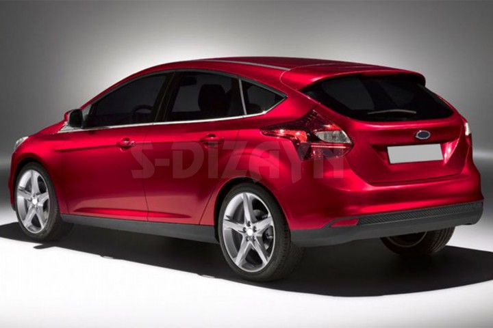 S-Dizayn Ford Focus 3 HB Krom Cam Çıtası 8 Prç 2011-2018