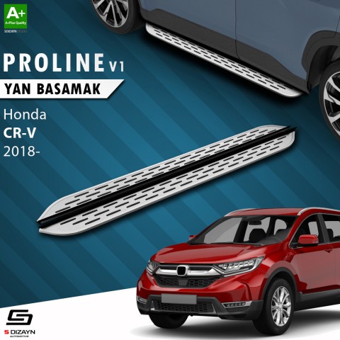 S-Dizayn Honda CR-V 5 OEM Still Pro V1 Aluminyum Yan Basamak 173 Cm 2018-2023 A+ Kalite