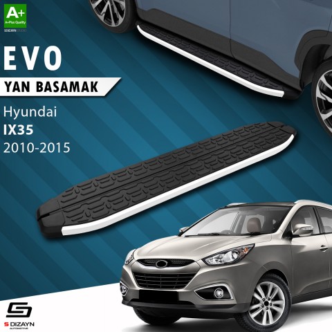 S-Dizayn Hyundai IX-35 Evo Aluminyum Yan Basamak 173 Cm 2010-2015 A+ Kalite