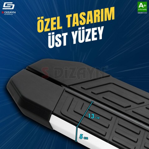 S-Dizayn Hyundai IX-35 NewLine Aluminyum Yan Basamak 173 Cm 2010-2015 A+ Kalite