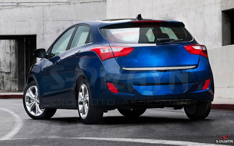 S-Dizayn Hyundai i30 Krom Bagaj Alt Çıta 2012-2017