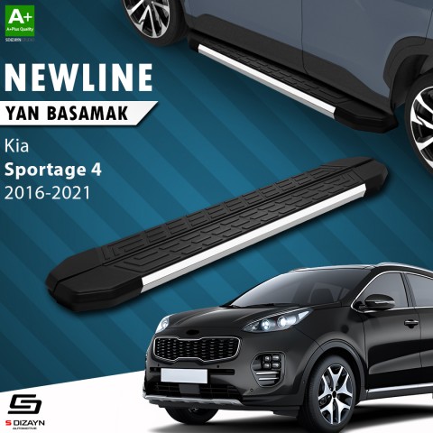 S-Dizayn Kia Sportage 4 NewLine Krom Yan Basamak 173 Cm 2016-2021 A+ Kalite