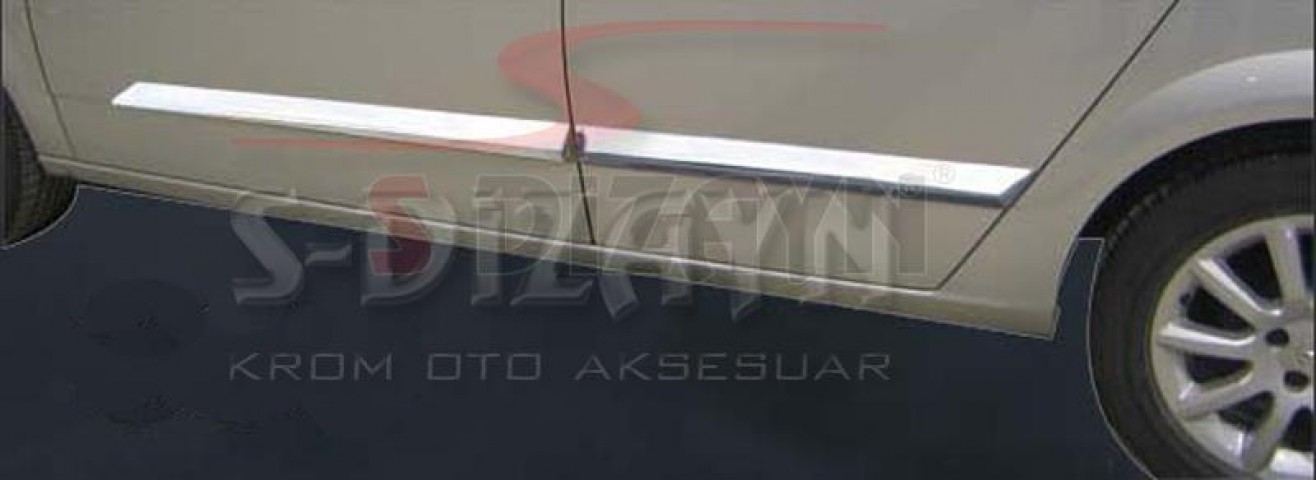 S-Dizayn Opel Astra H HB Krom Yan Kapı Çıtası 4 Prç 2004-2013