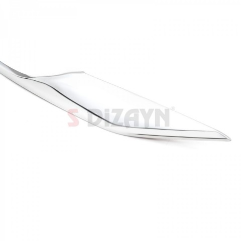 S-Dizayn Peugeot 2008 2 Krom Ön Tampon Çıtası 2020-2023