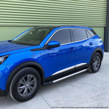 S-Dizayn Peugeot 5008 2 NewLine Krom Yan Basamak 203 Cm 2017-2023 A+ Kalite
