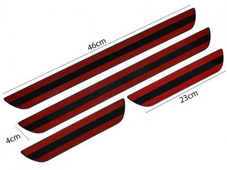 S-Dizayn Peugeot 508 SW Krom Kapı Eşik Koruması Krom Line 2010-2014 4 Parça