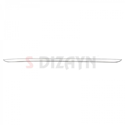 S-Dizayn Peugeot Partner 3 Krom Bagaj Alt Çıtası 2019 Üzeri
