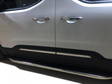 S-Dizayn Peugeot Rifter Krom Yan Kapı Çıtası 4 Prç. 2019 Üzeri