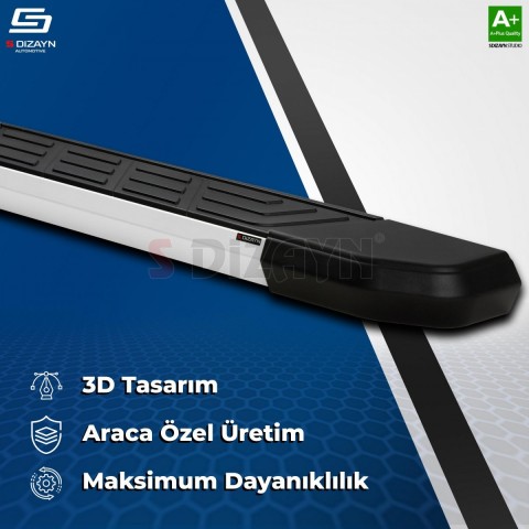 S-Dizayn Renault Austral NewLine Aluminyum Yan Basamak 183 Cm 2023 Üzeri A+ Kalite