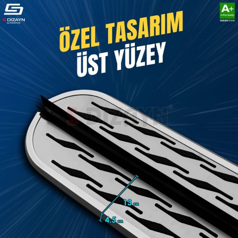 S-Dizayn Renault Austral OEM Still Pro V2 Aluminyum Yan Basamak 183 Cm 2023 Üzeri A+ Kalite