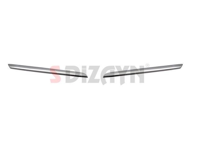 S-Dizayn Renault Clio 4 HB Krom Ön Panjur 2 Prç. 2012-2019