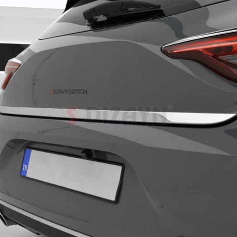 S-Dizayn Renault Clio 5 Krom Bagaj Alt Çıtası 2019 Üzeri