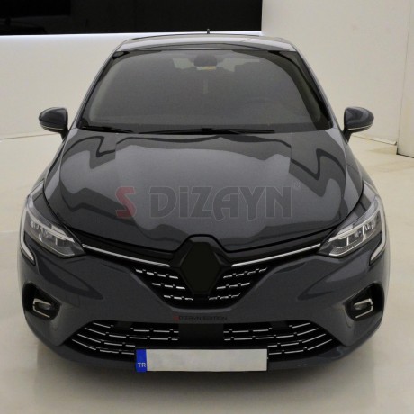 S-Dizayn Renault Clio 5 Krom Ön Tampon Çıtası 10 Prç. 2019 ve Üzeri