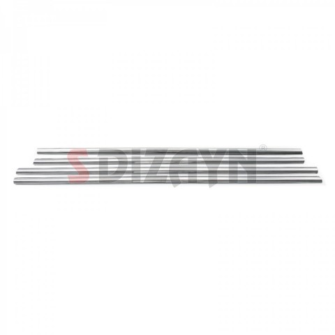 S-Dizayn Renault Fluence Krom Cam Çıtası 4 Prç 2010-2016