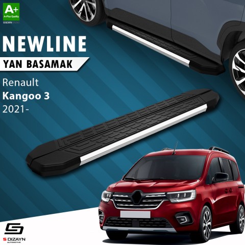 S-Dizayn Renault Kangoo 3 NewLine Krom Yan Basamak 193 Cm 2021 Üzeri A+ Kalite