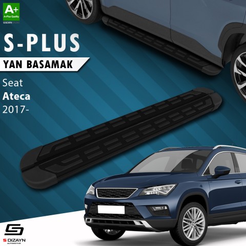 S-Dizayn Seat Ateca S-Plus Siyah Yan Basamak 173 Cm 2017 Üzeri A+ Kalite
