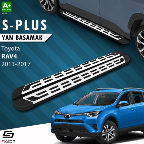S-Dizayn Toyota Rav 4 4 S-Plus Gri Yan Basamak 173 Cm 2013-2017 A+ Kalite