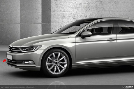 S-Dizayn VW Passat B8 Krom Aksesuar Çıta Seti A+Kalite