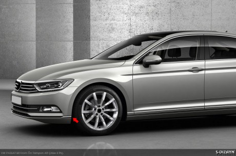S-Dizayn VW Passat B8 Krom Aksesuar Çıta Seti A+Kalite
