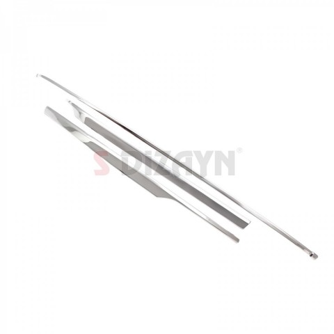 S-Dizayn VW Passat B8.5 Krom Arka Tampon Alt Çıtası 3 Parça 2019-2023