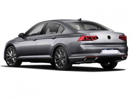 S-Dizayn VW Passat B8.5 Krom Egzoz Görünümü Difüzör Çıtası 3 Parça 2019-2023