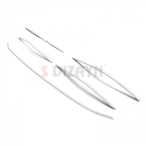 S-Dizayn VW Tiguan 3 Krom Ön Tampon Çıta Seti 7 Prç. 2024 Üzeri A+ Kalite