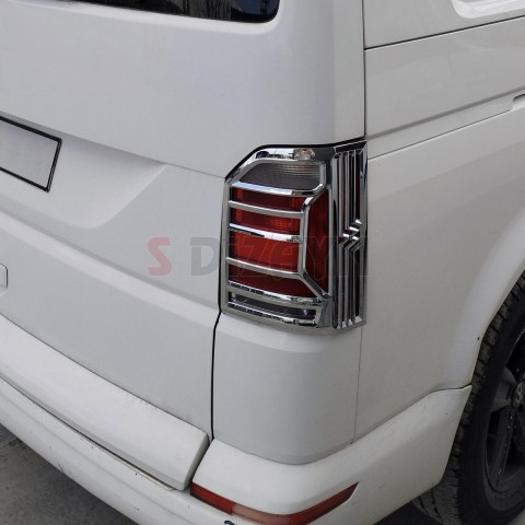 S-Dizayn VW Transporter T6 Abs Krom Stop Çerçevesi 2 Prç. 2015-2019