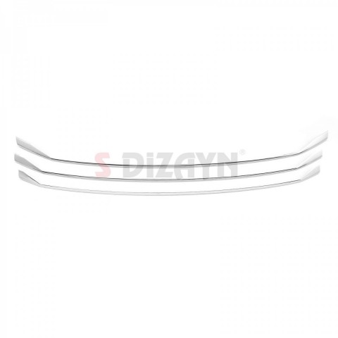 S-Dizayn VW Transporter T6.1 Krom Ön Panjur Alt Çıtası 3 Prç. 2020 Üzeri