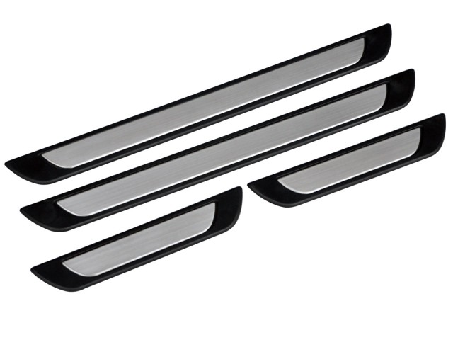S-Dizayn Volvo V40 Cross Country Krom Kapı Eşik Koruması Krom Line 2013-2017 4 Parça