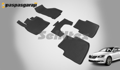 Seintex Skoda Superb 3 4D Havuzlu Paspas 2015-2024 Arası