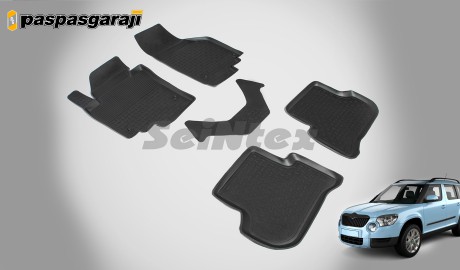 Seintex Skoda Yeti 4D Havuzlu Paspas 2009-2021 Arası