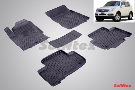 Seintex Ssang Yong Rexton 3 2012- Sonrası 4D Havuzlu Paspas