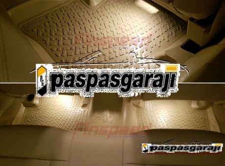 Vw Passat B7 Bej 3D Havuzlu Paspas 2011-2015 Arası