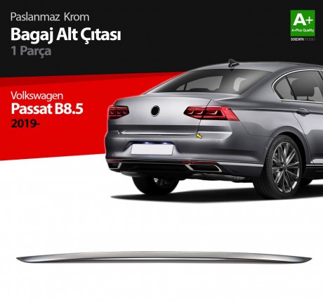 VW Passat B8.5 Krom Bagaj Alt Çıtası 2019 ve Üzeri