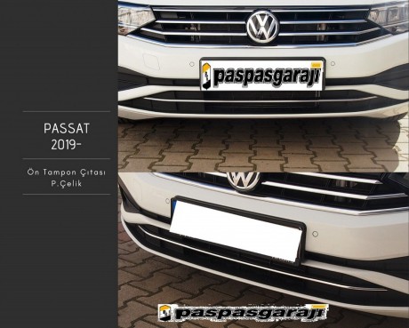 VW Passat B8.5 Krom Ön Tampon Çıtası 2019 ve Üzeri