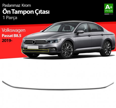 VW Passat B8.5 Krom Ön Tampon Çıtası 2019 ve Üzeri
