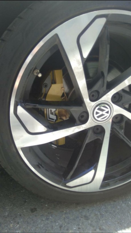 Volkswagen R Logolu Kaliper Kapağı 4 adet  Bronz