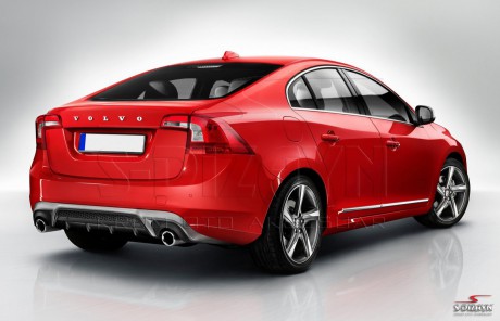 S-Dizayn Volvo S 60 SD Kapı Koruma Çıtası Krom 2013-2018