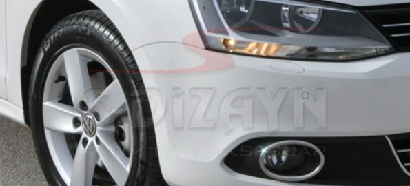 S-Dizayn VW Jetta Krom Sis Farı Çerçevesi 2 Prç 2011-2014