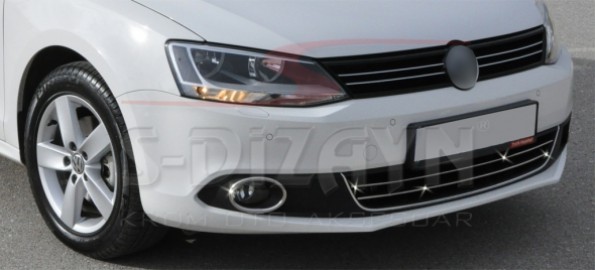 S-Dizayn VW Jetta Krom Sis Farı Çerçevesi 2 Prç 2011-2014