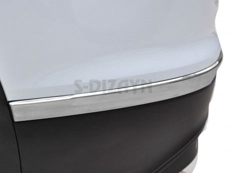 S-Dizayn VW Tiguan Krom Arka Tampon Alt Çıtası 3 Prç. 2016-2024